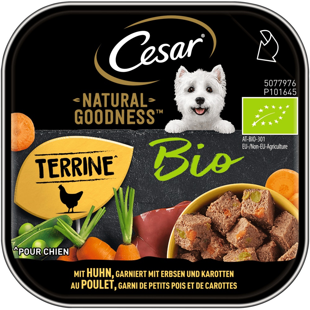 CESAR® NATURAL GOODNESS™ Terrine Bio mit Huhn, 100g - 1