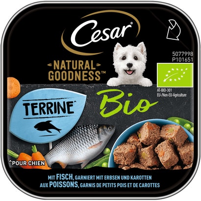 NATURAL GOODNESS™ Terrine Bio mit Fisch, Schale